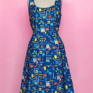 Retrolicious Lab Fit And Flair Dress Size 4X Science